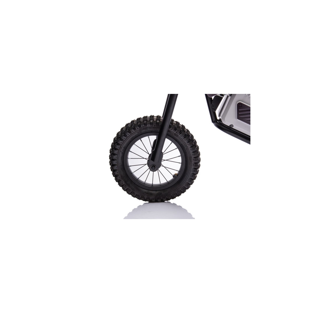 Elektrinis motociklas Cross Bike A9901, White-Elektromobiliai vaikams, Motociklai-e-vaikas