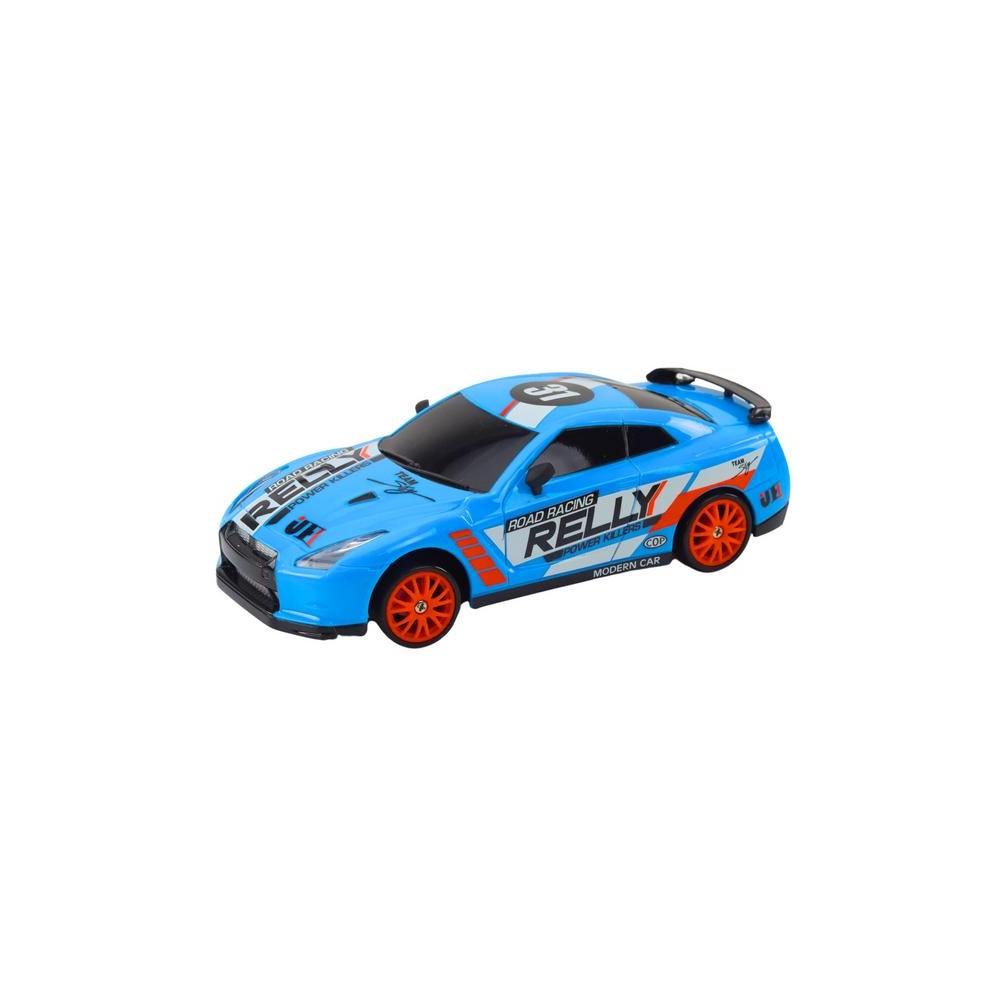 Nuotoliniu būdu valdomas R/C sportinis automobilis 1:24 Mėlyni keičiami ratai
