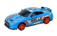 Remote Controlled R/C Sports Car 1:24 Blue Interchangeable Wheels