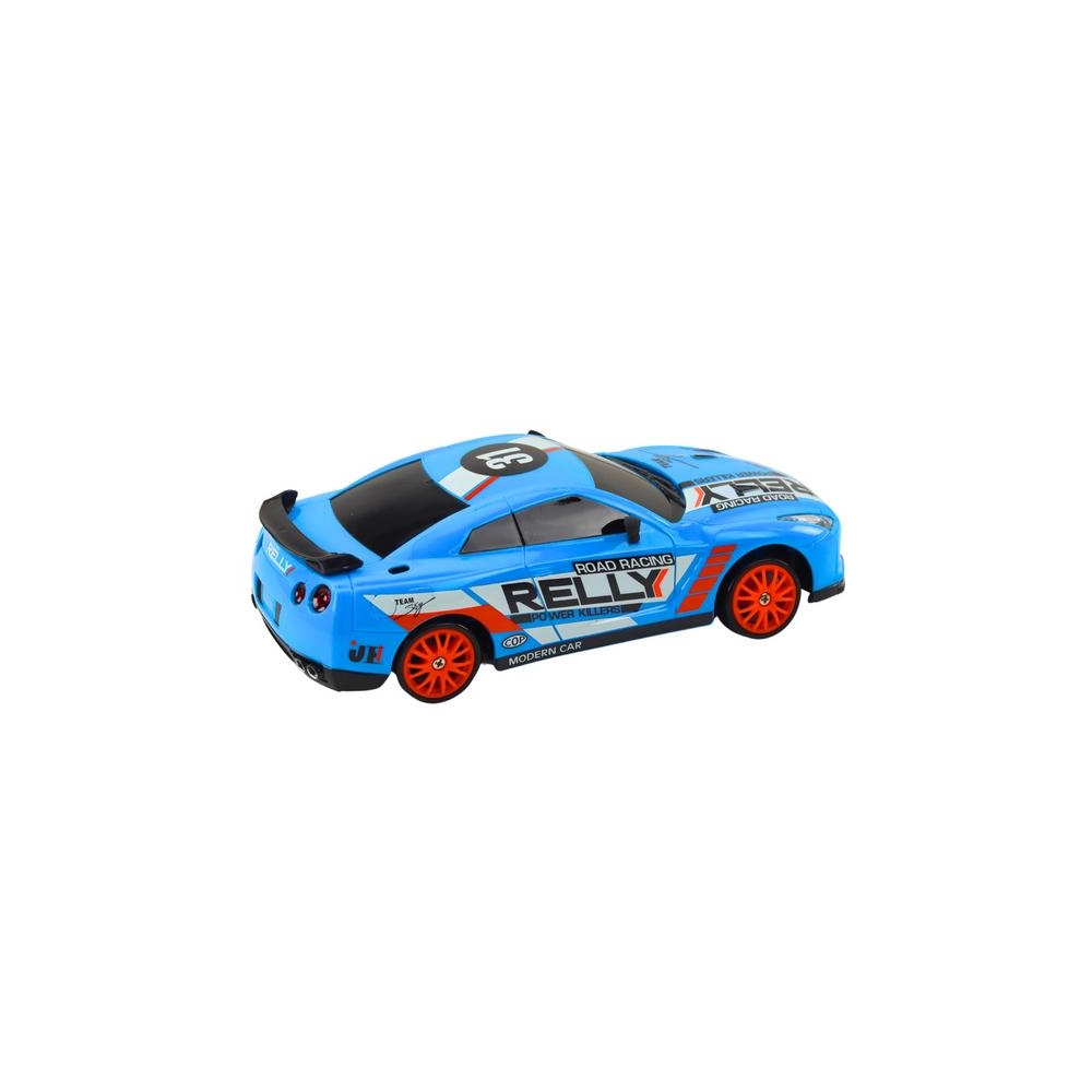 Nuotoliniu būdu valdomas R/C sportinis automobilis 1:24 Mėlyni keičiami ratai