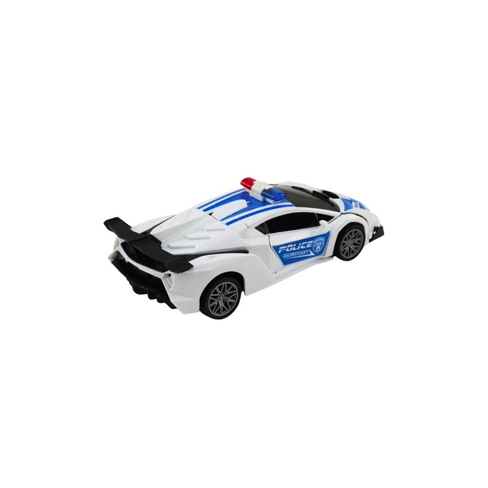R/C policijos automobilis 2in1 robotas Garsai Šviesos-Žaislai, Auto ir transporto žaislai, Valdomos radijo bangomis, Robotai-e-v
