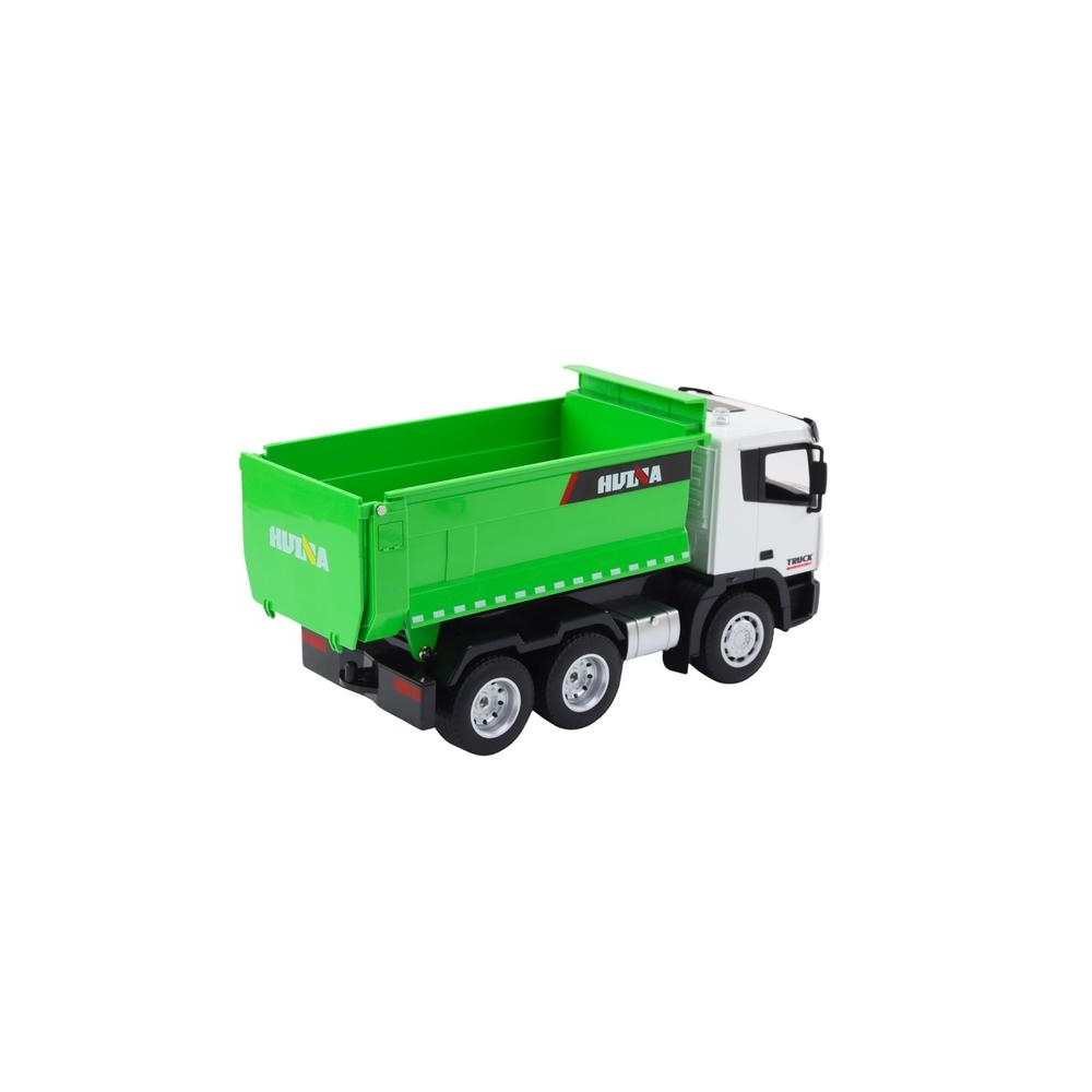 RC nuotoliniu būdu valdomas savivartis sunkvežimis 1:18 žalias-Žaislai, Auto ir transporto žaislai, Valdomos radijo bangomis-e-v
