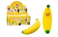 Banana Squishy Stretchy Rubber Yellow