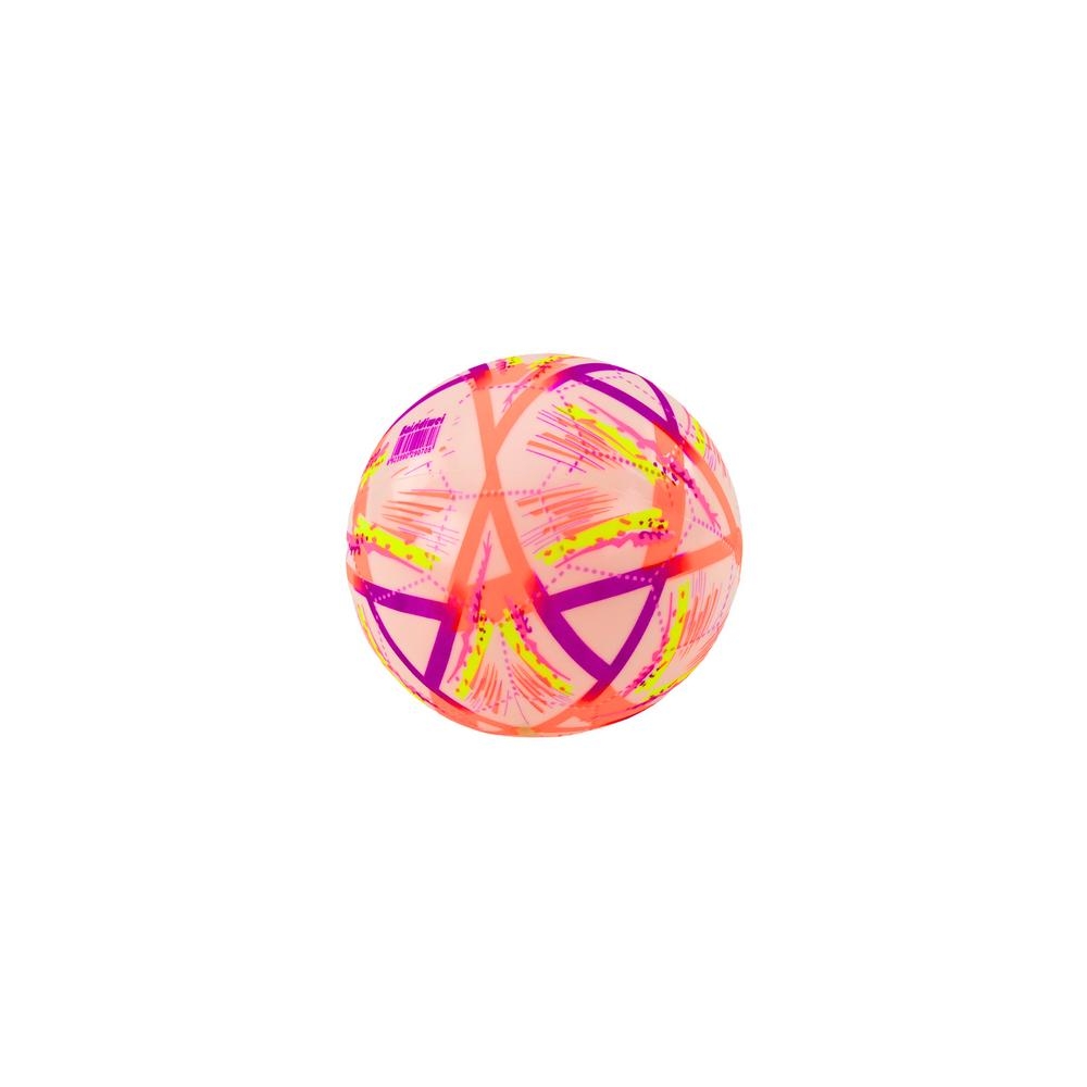 Rubber Ball Bright Patterns Orange 24 Cm