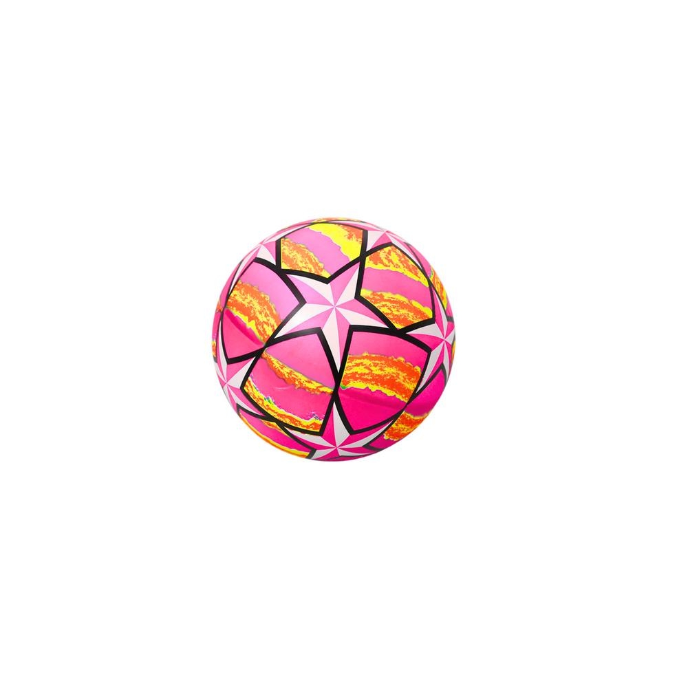 Rubber Ball Bright Stars Pink 24 Cm