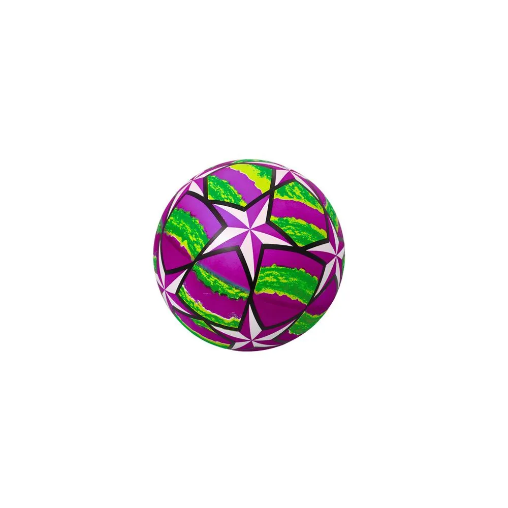 Rubber Ball Bright Stars Purple 24 Cm
