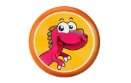 Skraidantis diskas Frisbee su dinozauru Orange 20 cm