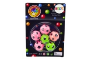 Set of 6 Rubber Football Balls