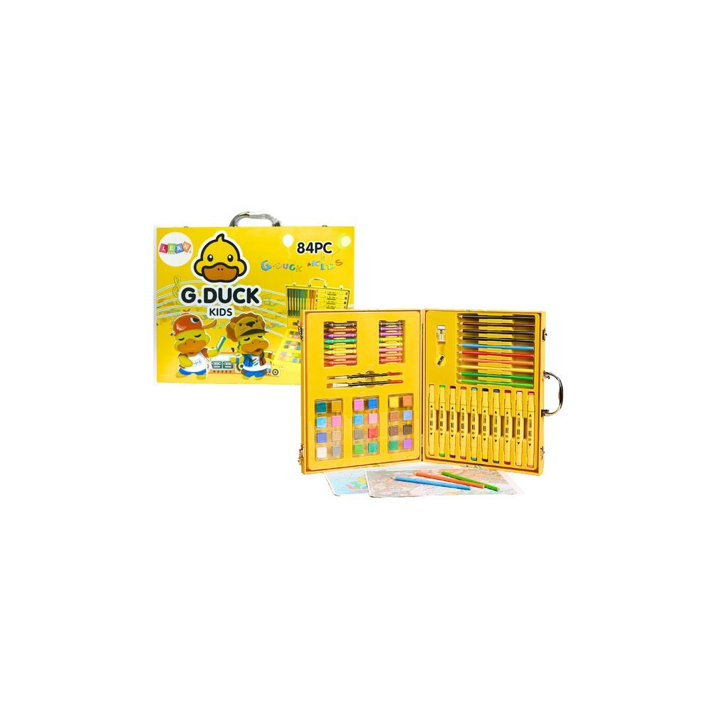 Meninis rinkinys lagamine Yellow Duck 84 el.