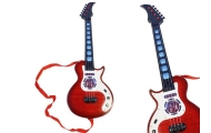 Gitara Elektryczna Dla Dzieci Światła Melodie Czerwona