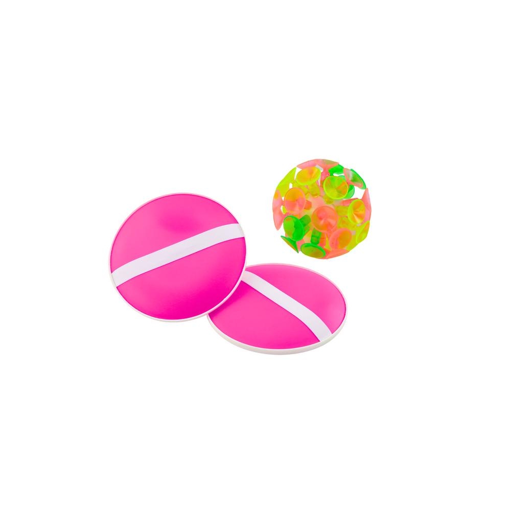 Arkadinis žaidimas Round Palettes Ball With Suction Cups Pink