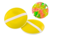 Arcade Game Round Palettes Ball With Suction Cups Yellow