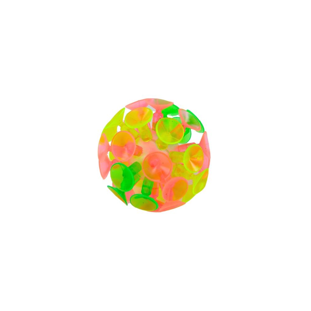 Arcade Game Round Palettes Ball With Suction Cups Yellow