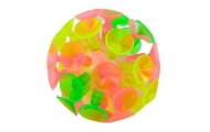 Arcade Game Round Palettes Ball With Suction Cups Yellow