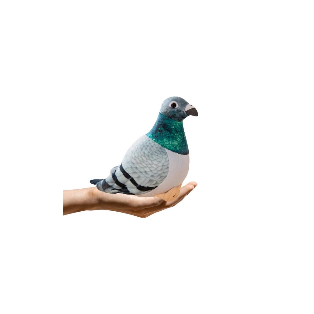 Maskotka Pluszowy Gołąb Grzywacz Szary 20cm