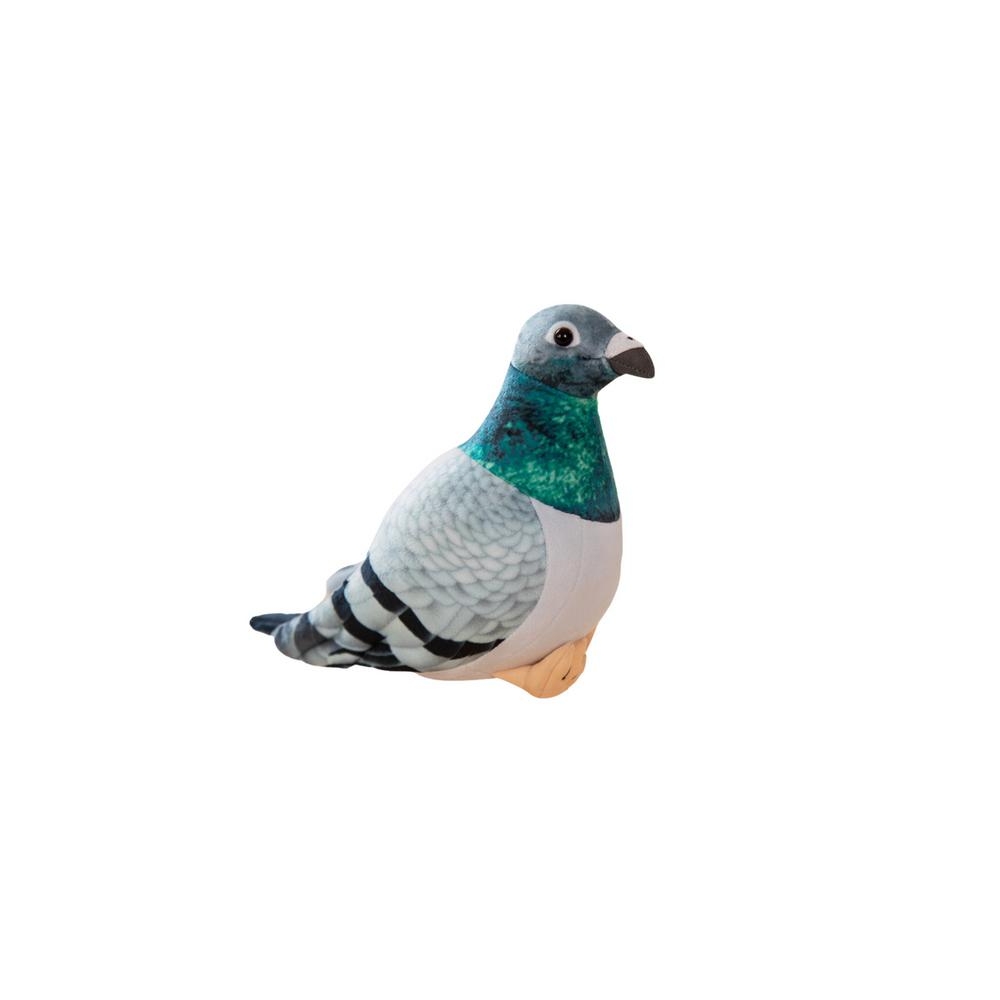 Maskotka Pluszowy Gołąb Grzywacz Szary 20cm