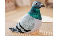 Maskotka Pluszowy Gołąb Grzywacz Szary 20cm