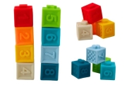 Soft Educational Bath Blocks 20 Pieces Animals Shapes