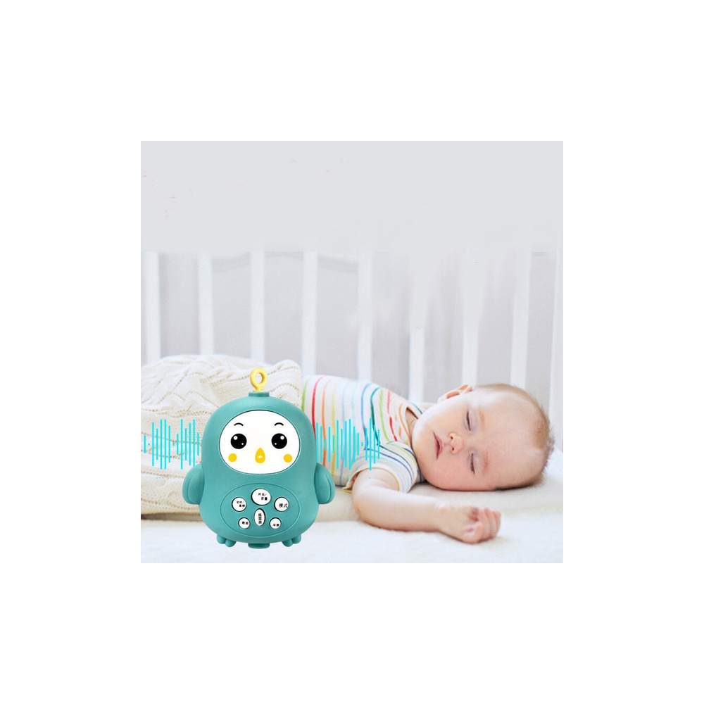 Nuotolinio valdymo vaikiškos lovytės karuselė "Lullabies Sounds" mėlyna-Miegui, Migdukai ir karuselės, Karuselės-e-vaikas