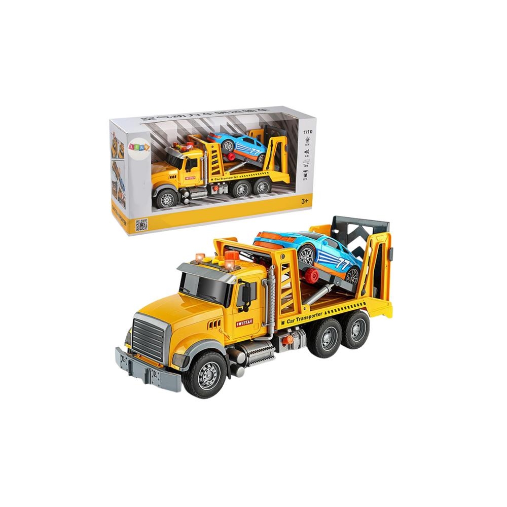 Tow Truck Roadside Assistance Car 2in1 Adjustable Lights Sounds