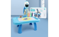 Mini projektorius roboto stalas 2in1 Priedai mėlynas