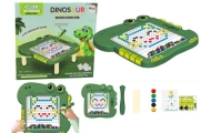Dinozaurų edukacinė magnetinė lenta Dėlionė Žalia