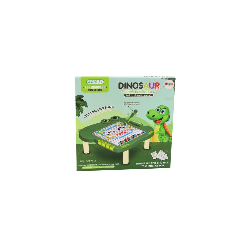 Dinozaurų edukacinė magnetinė lenta Dėlionė Žalia