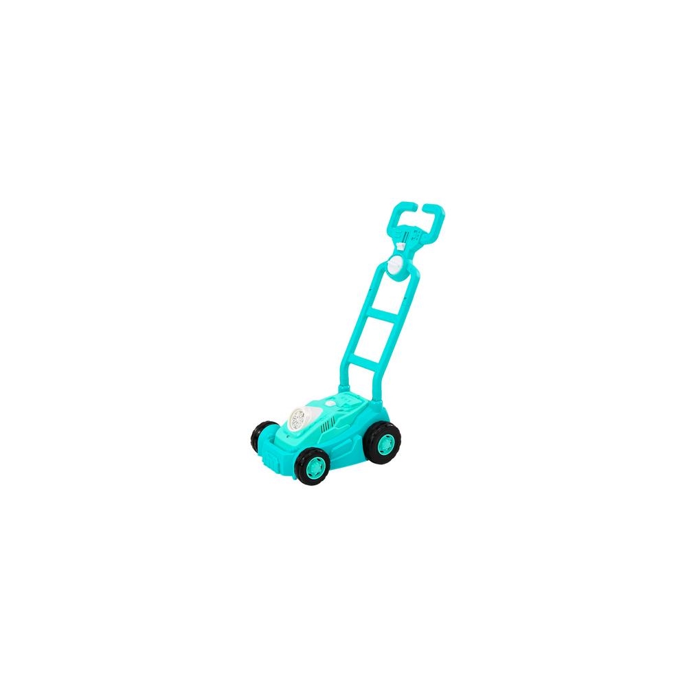 Bubble Machine Ride-on Lawn Mower with Handle Blue