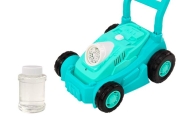 Bubble Machine Ride-on Lawn Mower with Handle Blue
