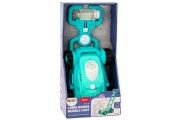 Bubble Machine Ride-on Lawn Mower with Handle Blue