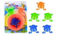 Jumping Frogs Skill Game Colorful Bowl