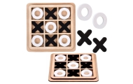 Tic Tac Toe žaidimas Strateginė logika Medinis