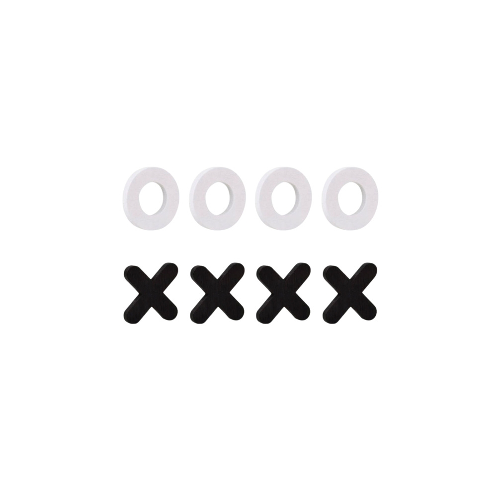 Tic Tac Toe žaidimas Strateginė logika Medinis