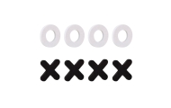 Tic Tac Toe Game Strategic Logic Wooden