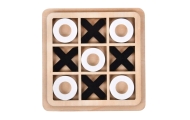Tic Tac Toe Game Strategic Logic Wooden
