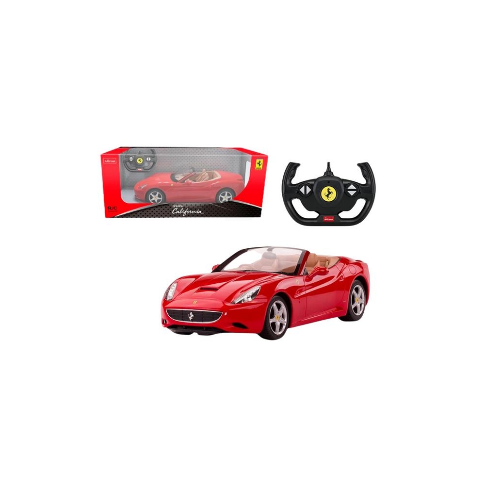 Nuotoliniu būdu valdomas 1:24 sportinis „Ferrari California“ raudonos spalvos-Žaislai, Auto ir transporto žaislai, Valdomos radi