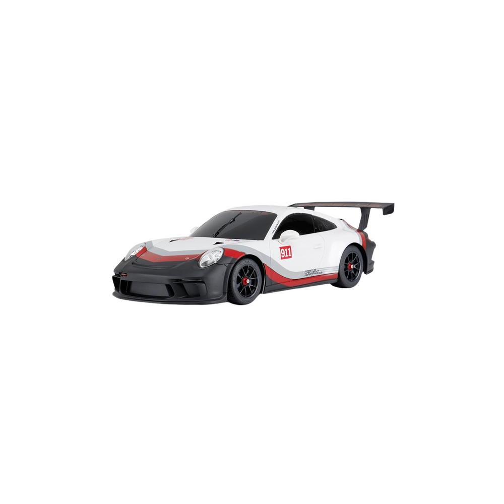 RC automobilis 1:18 Rastar Porsche 911 GT3 baltos ir pilkos spalvos