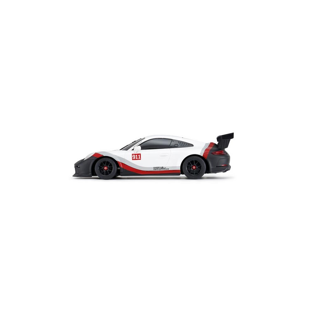 RC automobilis 1:18 Rastar Porsche 911 GT3 baltos ir pilkos spalvos