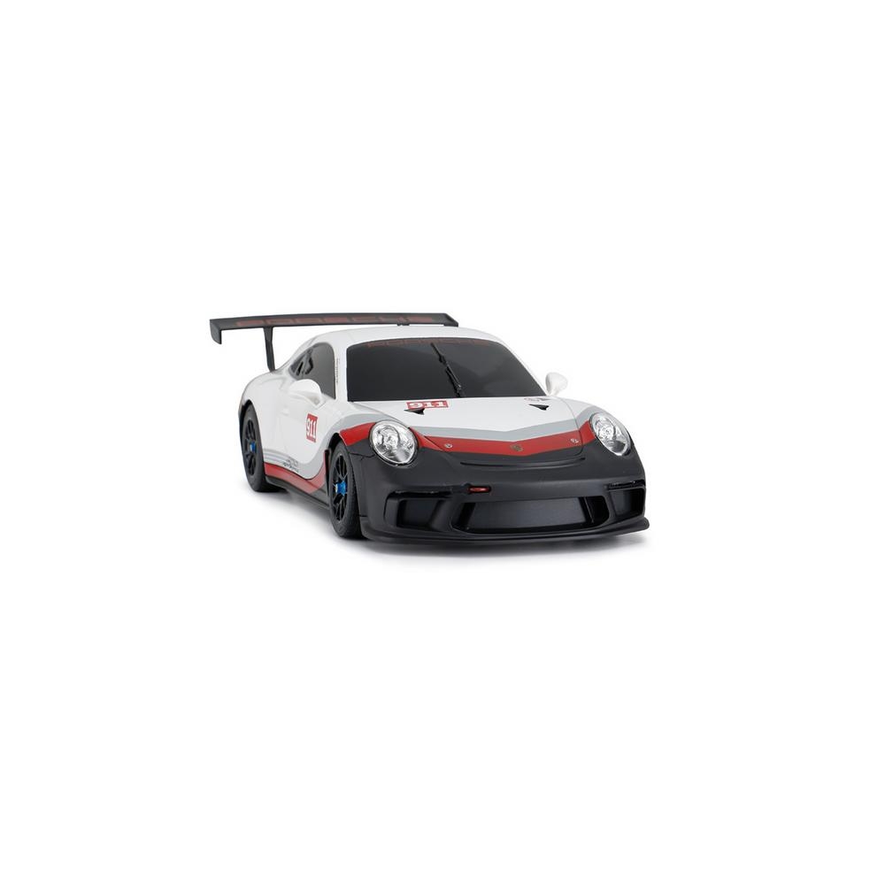 RC automobilis 1:18 Rastar Porsche 911 GT3 baltos ir pilkos spalvos