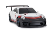 RC automobilis 1:18 Rastar Porsche 911 GT3 baltos ir pilkos spalvos
