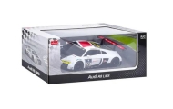 Nuotoliniu būdu valdomas sportinis automobilis R/C 1:24 AUDI R8 LMS, baltas/juodas