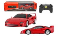 Auto Sportowe RC 1:24 Zdalnie Sterowane Ferrari F40 Czerwone