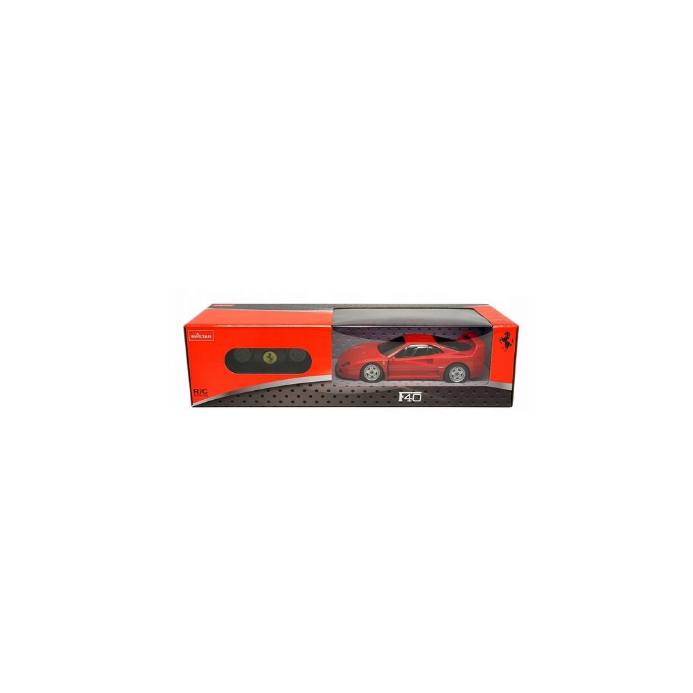 Nuotoliniu būdu valdomas 1:24 mastelio sportinis RC automobilis „Ferrari F40“, raudonos spalvos-Žaislai, Auto ir transporto žais