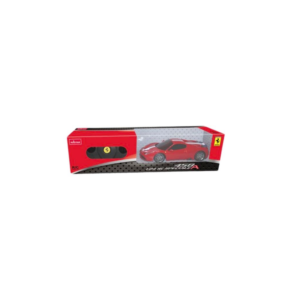 Nuotoliniu būdu valdomas 1:24 mastelio RC automobilis „Ferrari 458 Speciale“, raudonas-Žaislai, Auto ir transporto žaislai, Vald