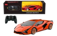 RC automobilis 1:24 „Rastar“ „Lamborghini Sian“, oranžinis-Žaislai, Auto ir transporto žaislai, Valdomos radijo bangomis-e-vaika