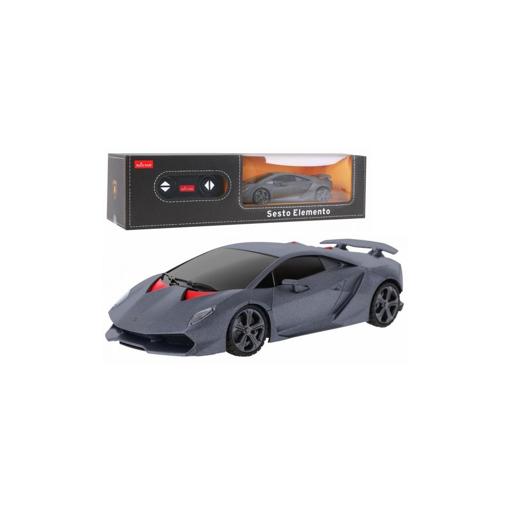 Nuotoliniu būdu valdomas 1:24 mastelio sportinis RC automobilis „Lamborghini Sesto Elemento“, pilkos spalvos-Žaislai, Auto ir tr