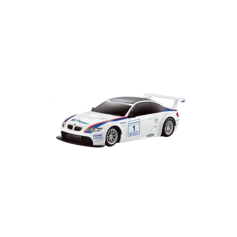 Nuotoliniu būdu valdomas 1:24 mastelio sportinis RC automobilis „BMW M3 GT2“, baltas-Žaislai, Auto ir transporto žaislai, Valdom