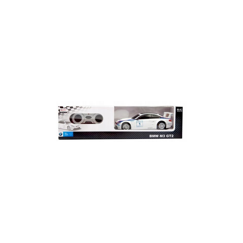 Nuotoliniu būdu valdomas 1:24 mastelio sportinis RC automobilis „BMW M3 GT2“, baltas-Žaislai, Auto ir transporto žaislai, Valdom