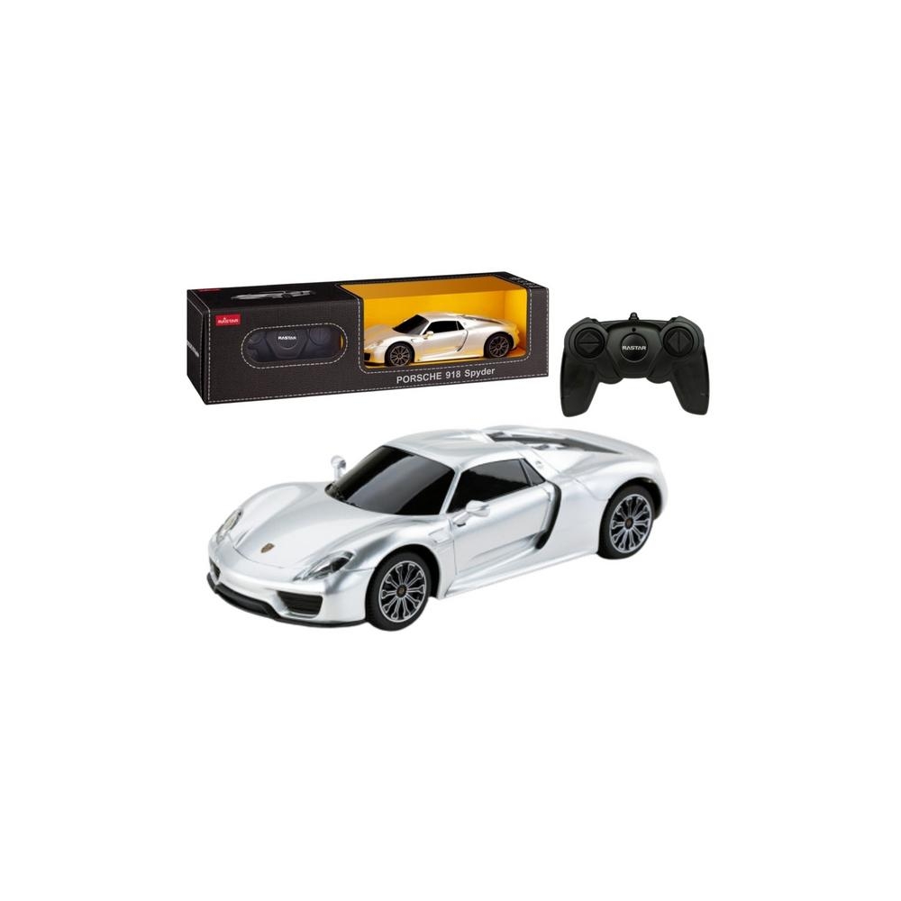 Auto Sportowe RC 1:24 Zdalnie Sterowane Porsche 918 Spyder Srebrne