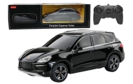 Nuotoliniu būdu valdomas Porsche Cayenne Turbo automobilis Rastar, juodos spalvos, 1:24